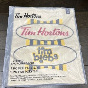 Tim Hortons x tim Biebs tote bag - LIMITED EDITION